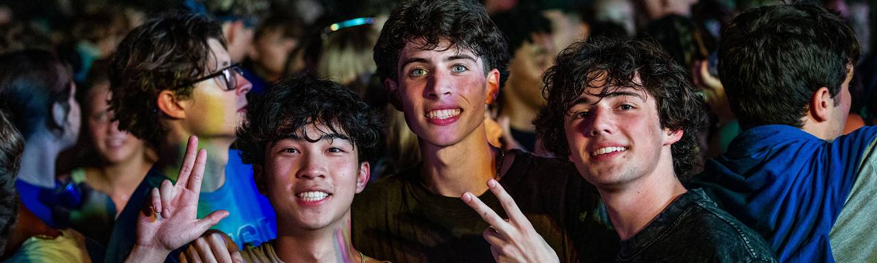 students smile at Laker Kickoff